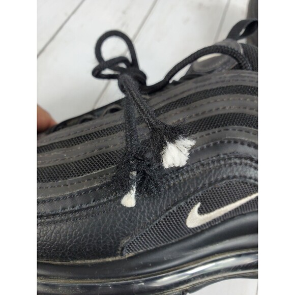 Nike Air Max 97 Triple Black White Anthracite Terry Cloth 921826-015 Sz 9 *Read* main image 6